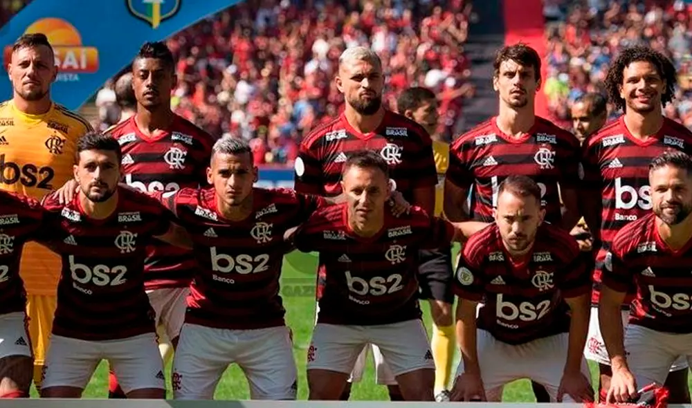 Futbolista nacional jugó los 90 minutos en la victoria del Flamengo sobre Goiás por el Brasileirao.