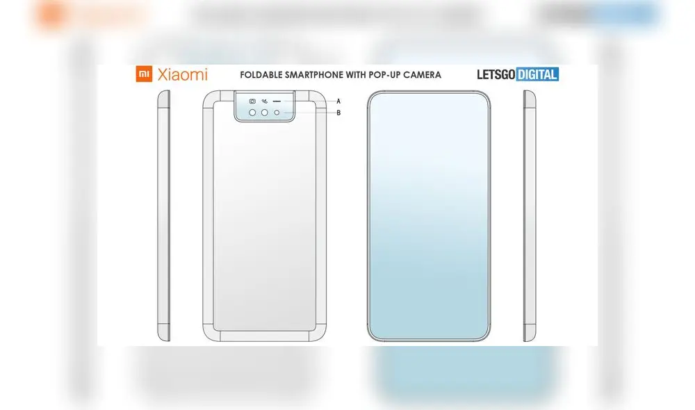 Este plegable de Xiaomi tiene un diseño tipo 'concha' similar al Motorola RAZR.