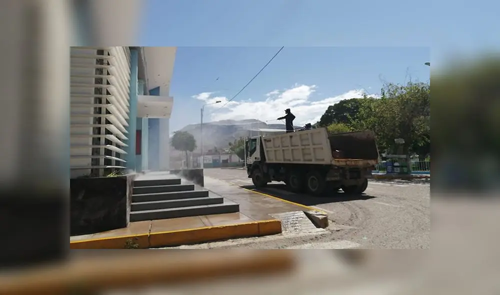 Desinfectarán todas las instalaciones de la Municipalidad de Caravelí.