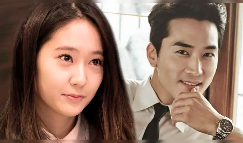 Desliza para ver más fotos de Krystal y Song Seung Hon. Desliza para ver más fotos de Krystal y Song Seung Hon.