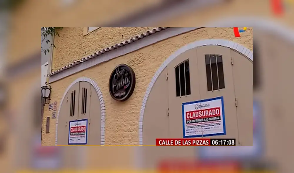 Miraflores: local en la Calle de las Pizzas vuelve a ser clausurado por no respetar horario