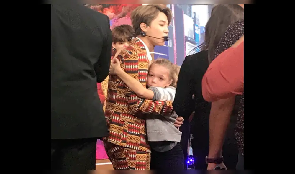 Niña se emociona al ver a BTS en vivo y reacción de Jimin se robó todas las miradas