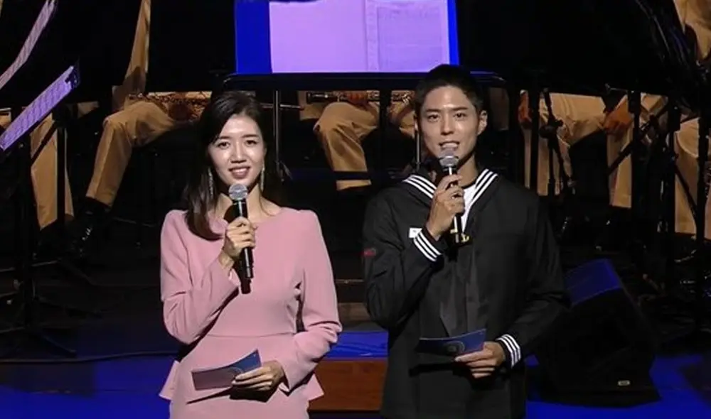 Desliza para ver más fotos de Park Bo Gum de Record of youth. Foto: Republic of Korea Navy