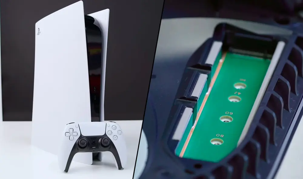 PS5 ofrece 660 GB de almacenamiento para que jugadores instalen y guarden partidas. Foto: composición La República