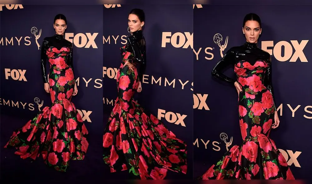 Kim Kardashian y Kendall Jenner arrancan suspiros en la alfombra violeta de los Emmy  2019