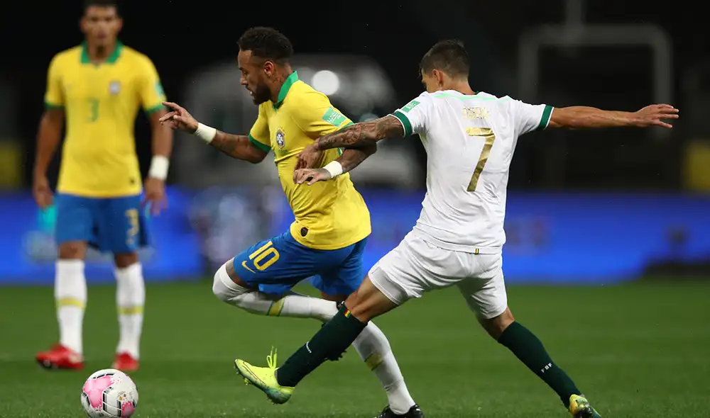 Brasil se mide a Bolivia en el estadio Arena Corinthians. Foto: AFP Brasil se mide a Bolivia en el estadio Arena Corinthians. Foto: AFP