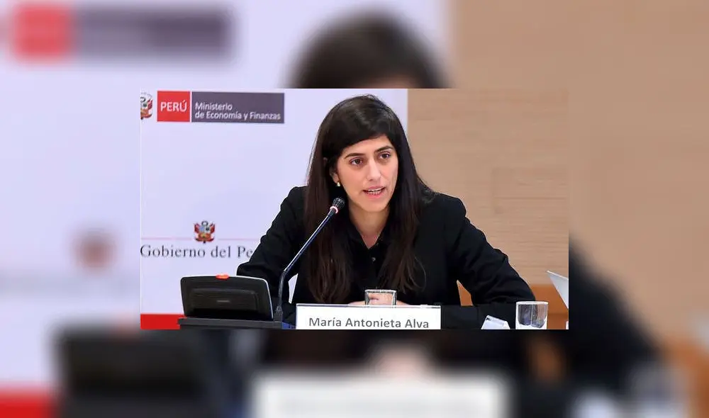 Maria Antonieta Alva, ministra de economía