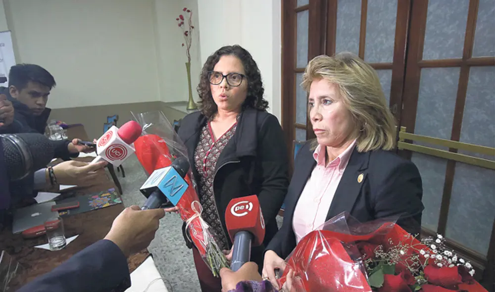 Juntas. Rocío Sánchez se mantiene a cargo de las investigaciones de “Los Cuellos Blancos del Puerto”, pero con Sandra Castro como coordinadora del trabajo y de relación con otros fiscales. (Foto: Aldair Mejía)