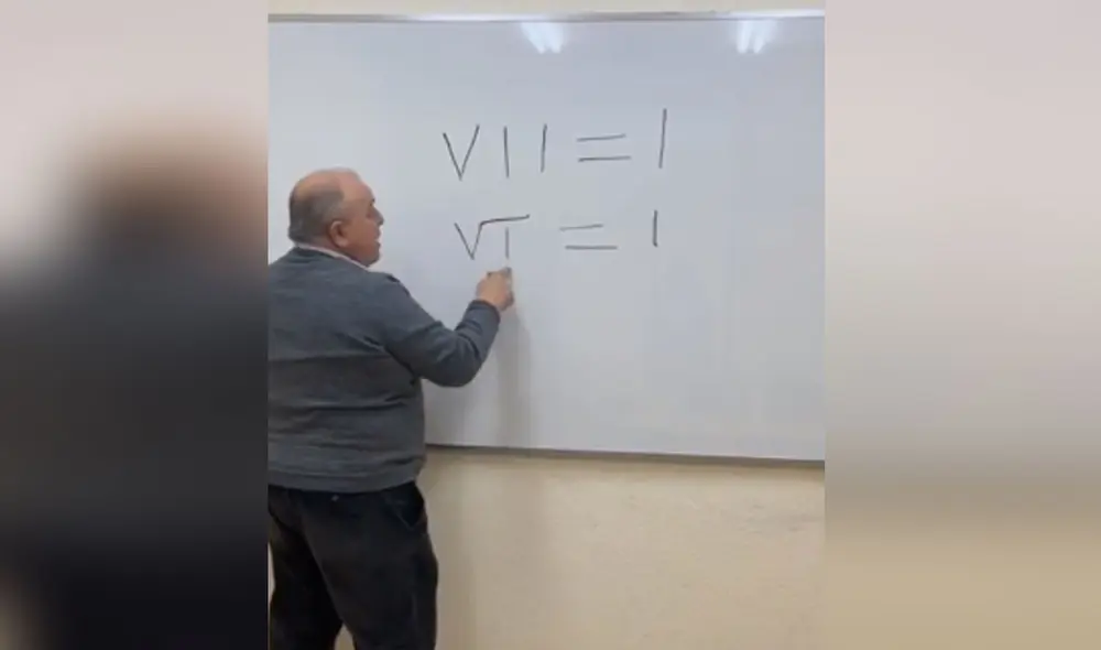 El profesor Carlos Maxi planteó este complicado reto de razonamiento. Foto: Tiktok