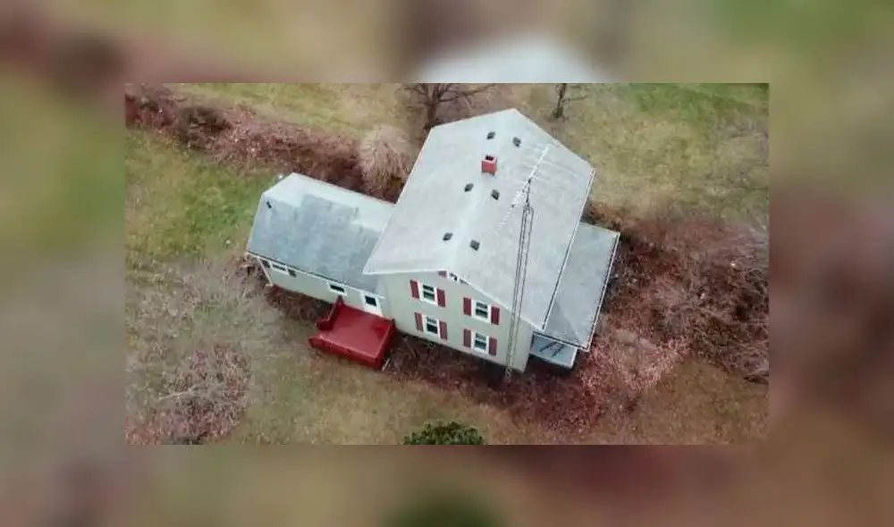 La casa deshabitada en cuya chimenea fueron encontrados los restos de Harley, de 14 años. Fuente: WKYC. La casa deshabitada en cuya chimenea fueron encontrados los restos de Harley, de 14 años. Fuente: WKYC.