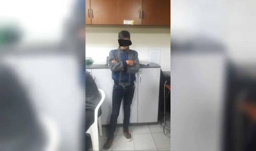 El mototaxista fue grabado manoseando a la menor.