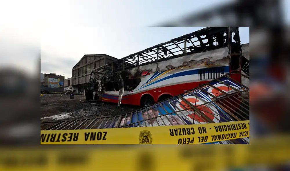 Incendio de bus en Fiori: se registraron 17 personas fallecidas 