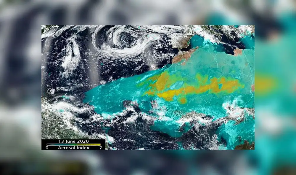 La animación de la NASA inició el 13 de junio. Foto: captura La animación de la NASA inició el 13 de junio. Foto: captura