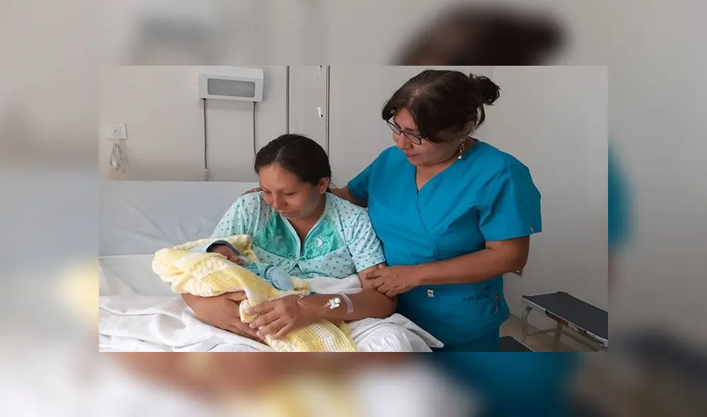 El primer bebé en Moquegua