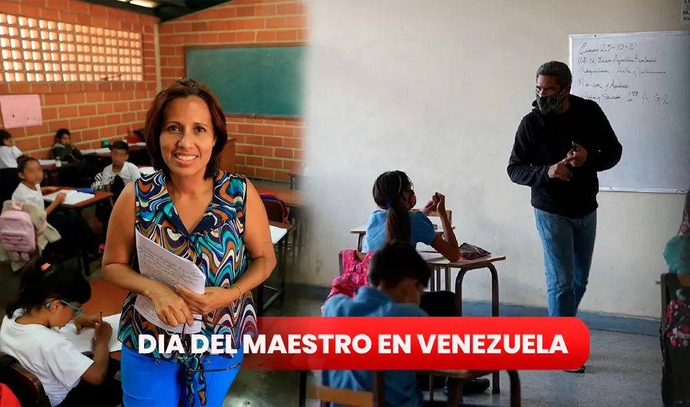 El Día del Maestro se celebra en Venezuela de manera oficial desde 1945. Foto: composición LR / Crónica Uno / El Carabobeño El Día del Maestro se celebra en Venezuela de manera oficial desde 1945. Foto: composición LR / Crónica Uno / El Carabobeño
