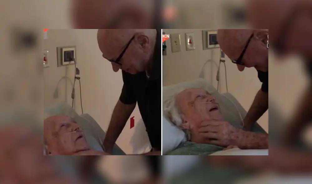 Vía Facebook. El anciano decidió cantarle una canción a su esposa, la cual le había dedicó cuando eran muy jóvenes.