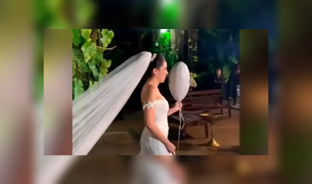Novia rinde homenaje a su padre muerto y hace conmovedora entrada a su boda [VIDEO] 