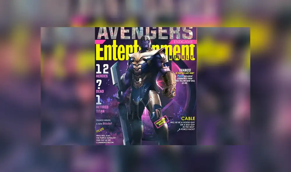 Avengers Endgame: ¿Revista habría revelado imágenes oficiales de los héroes? Avengers Endgame: ¿Revista habría revelado imágenes oficiales de los héroes?