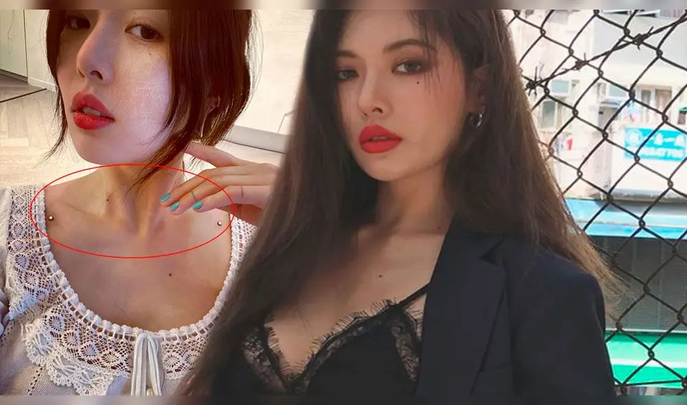 Hyuna se hizo dos piercings en el pecho y lo presume en Instagram Hyuna se hizo dos piercings en el pecho y lo presume en Instagram