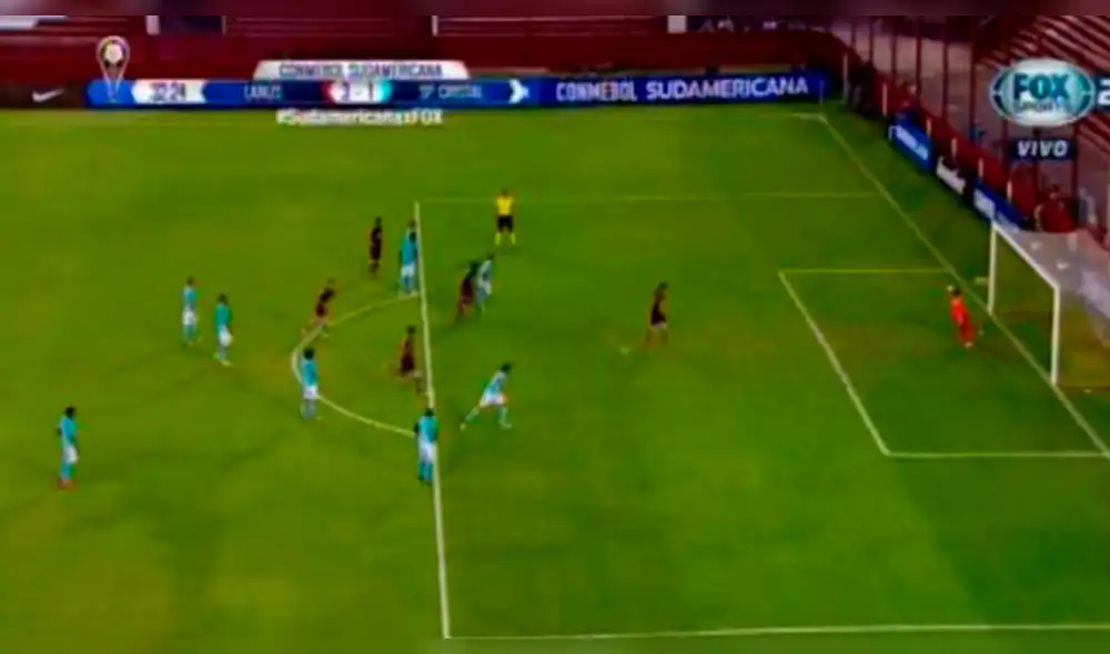 Sporting Cristal vs. Lanús: polémico penal le dio el tercer gol al 'Granate' [VIDEO]
