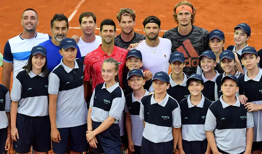 Pese a las críticas por la presencia de público, Djokovic aseguró que se estaban tomando las medidas de seguridad necesarias. Foto: AFP. Pese a las críticas por la presencia de público, Djokovic aseguró que se estaban tomando las medidas de seguridad necesarias. Foto: AFP.