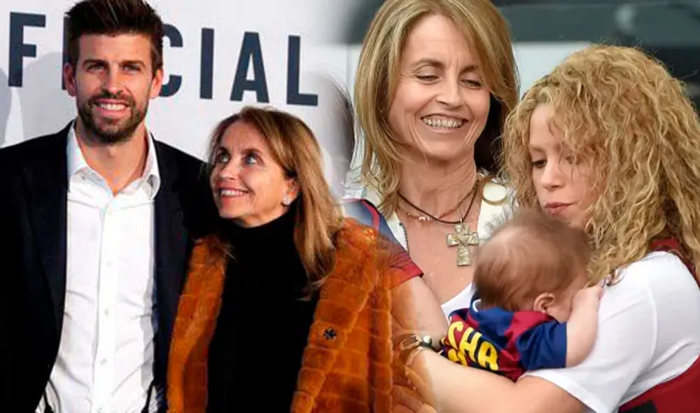 Conoce los detalles de la suegra de exsuegra de Shakira y madre de Gerard Piqué. Foto: composición/AFP/Twitter InfoPique