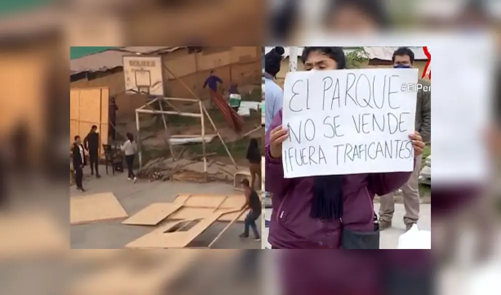 Invasión de terrenos. Créditos: Panamericana. Invasión de terrenos. Créditos: Panamericana.