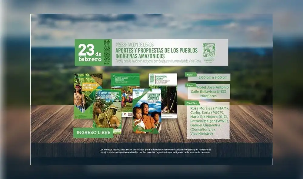Presentarán cinco publicaciones de aportes y propuestas de pueblos indigenas Presentarán cinco publicaciones de aportes y propuestas de pueblos indigenas