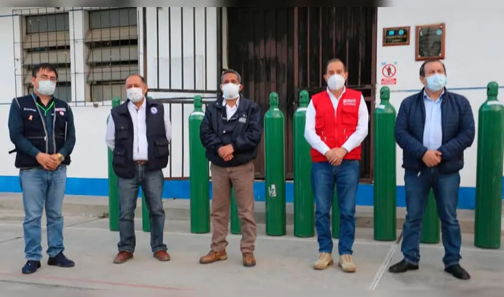 Balones de oxígeno de Cajamarca fueron entregados.