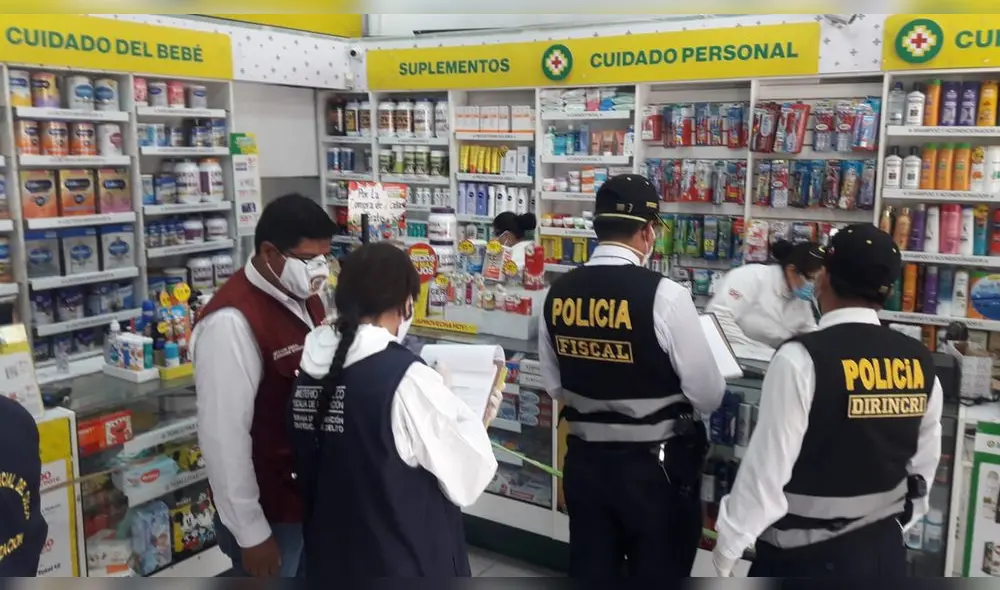 Realizaron operativo en farmacias.