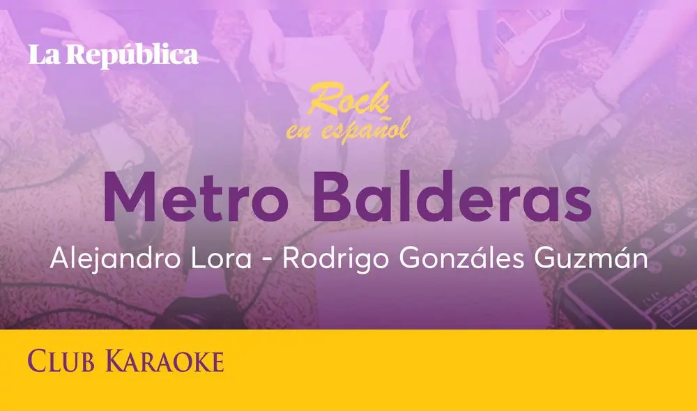 Metro Balderas, canción de Alejandro Lora y Rodrigo Gonzáles Guzmán