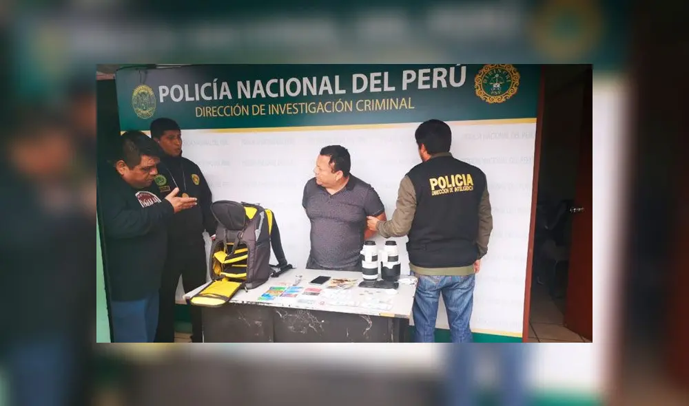 Detención del abogado Iván Cedric Agreda Garay, de 42 años. Créditos: Difusión. Detención del abogado Iván Cedric Agreda Garay, de 42 años. Créditos: Difusión.