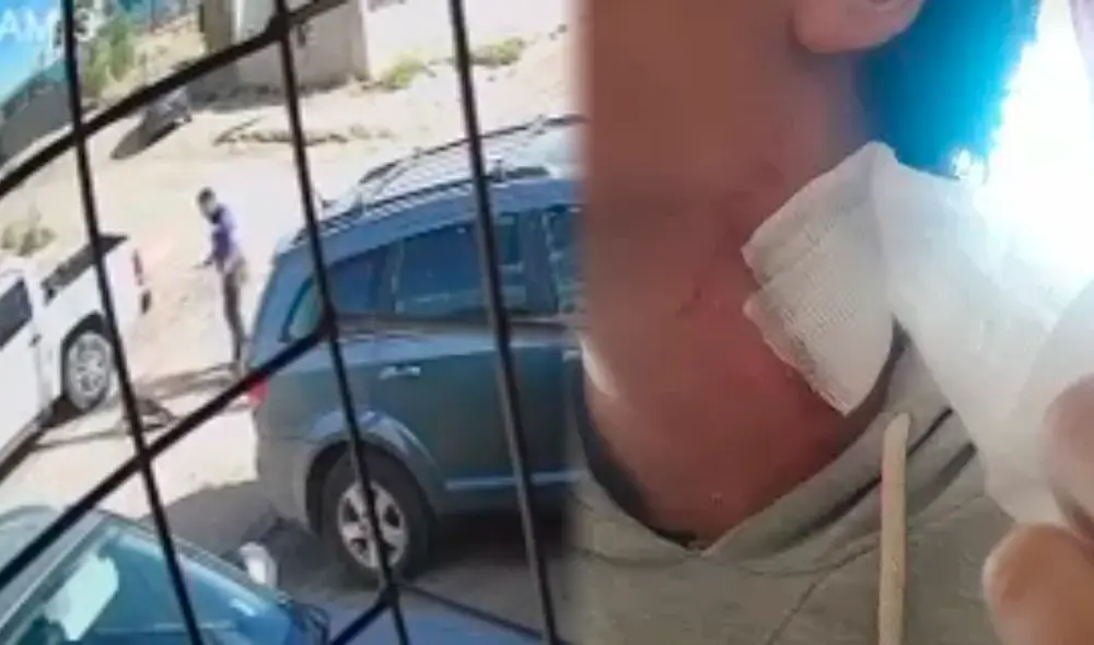 El hecho ocurrió en la calle Lidoro Reynoso, en Argentina. Foto: composición LR/Clarín/captura/El Caletense