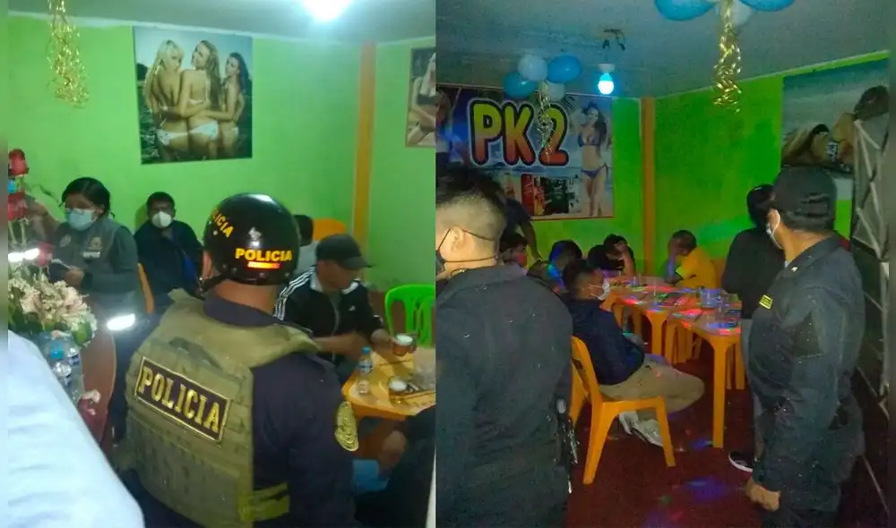 Personas fueron encontradas bebiendo licor en el bar. Foto: Municipalidad de Ciudad Nueva.