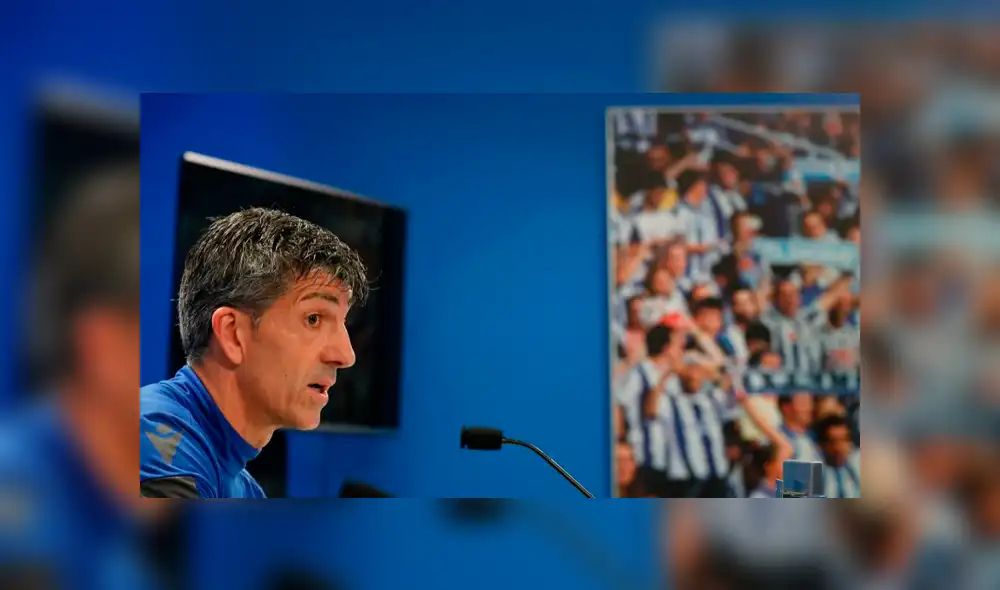 Imanol Alguacil, técnico de la Real Sociedad, buscará la clasificación a la final ante Mirandés. Foto: EFE.