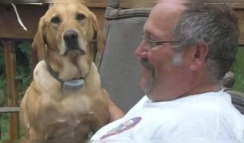 Daniel Hove y Gunner mantuvieron un fuerte vínculo desde que el veterano fue diagnosticado con cáncer hasta el deceso de ambos. (Foto: Facebook)