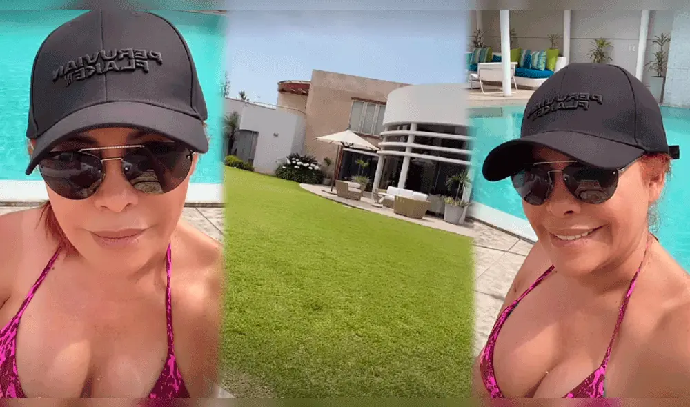 Magaly Medina pasas las vacaciones de fin de año en su casa. Foto: composición LR/Instagra/Magaly Medina