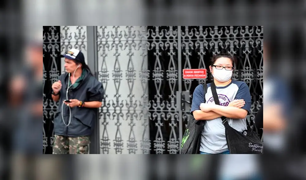 Personas con tapabocas en el barrio de Liberdade (Brasil). Foto: EFE Personas con tapabocas en el barrio de Liberdade (Brasil). Foto: EFE