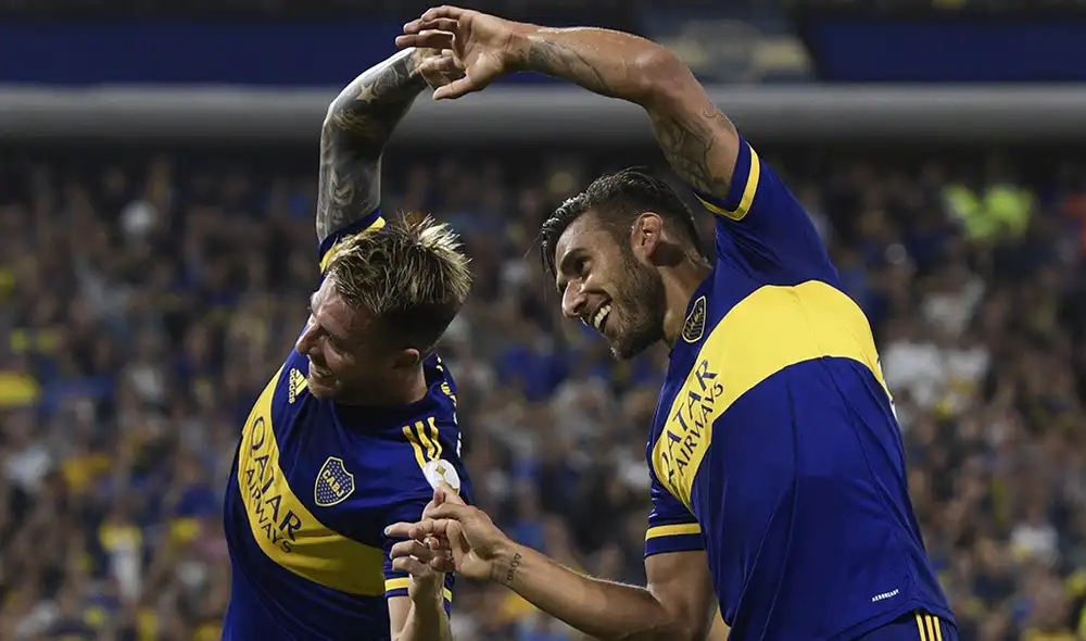Eduardo Salvio contribuyó con dos tantos a la goleada 3-0 de Boca Juniors sobre DIM. Foto: Conmebol Libertadores. Eduardo Salvio contribuyó con dos tantos a la goleada 3-0 de Boca Juniors sobre DIM. Foto: Conmebol Libertadores.