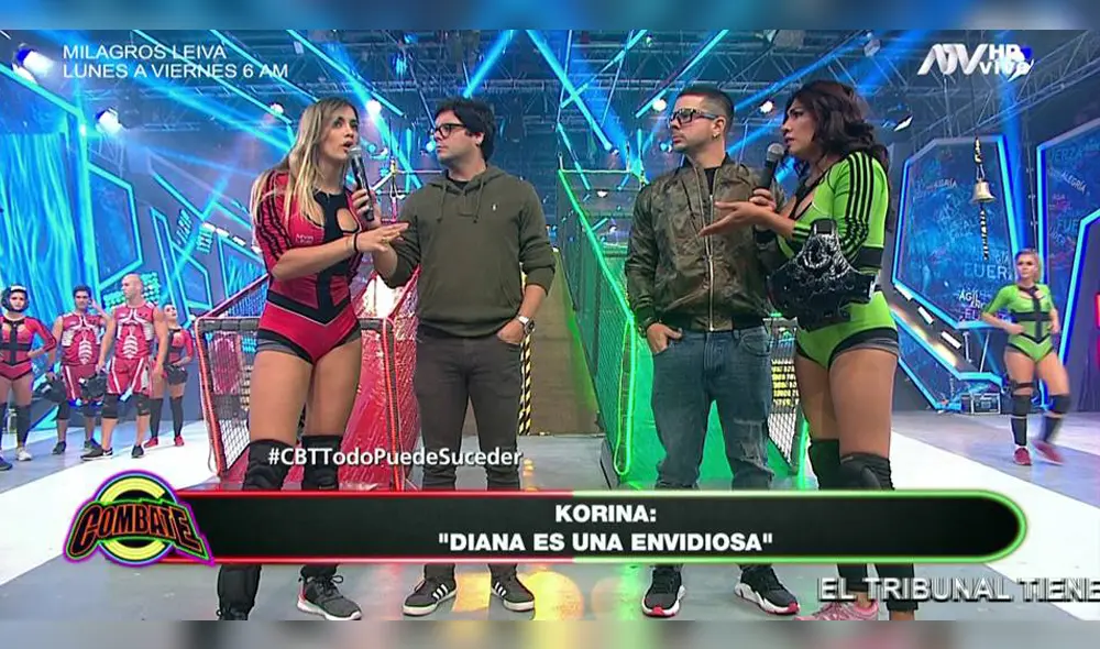 Korina Rivadeneira le dice "envidiosa" a Diana Sánchez y ella le responde [VIDEO]