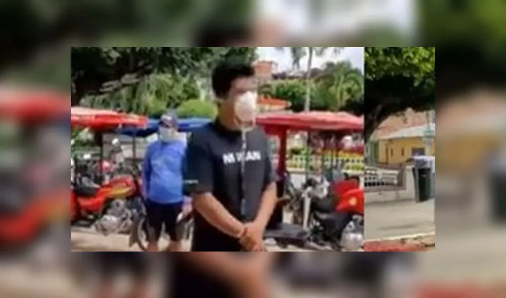 San Martín: joven detenido. San Martín: joven detenido.