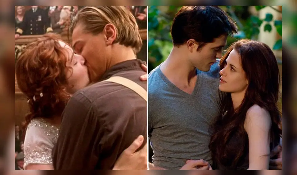 Las parejas más románticas del cine. Créditos: Composición Las parejas más románticas del cine. Créditos: Composición