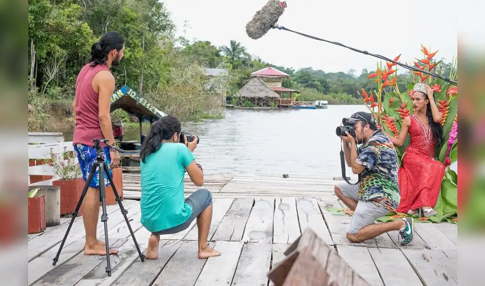 El equipo de grabación estuvo integrado por cinco personas. En la primera etapa, Rafael Polar filmó en solitario. Fotografía: Tamare films. El equipo de grabación estuvo integrado por cinco personas. En la primera etapa, Rafael Polar filmó en solitario. Fotografía: Tamare films.