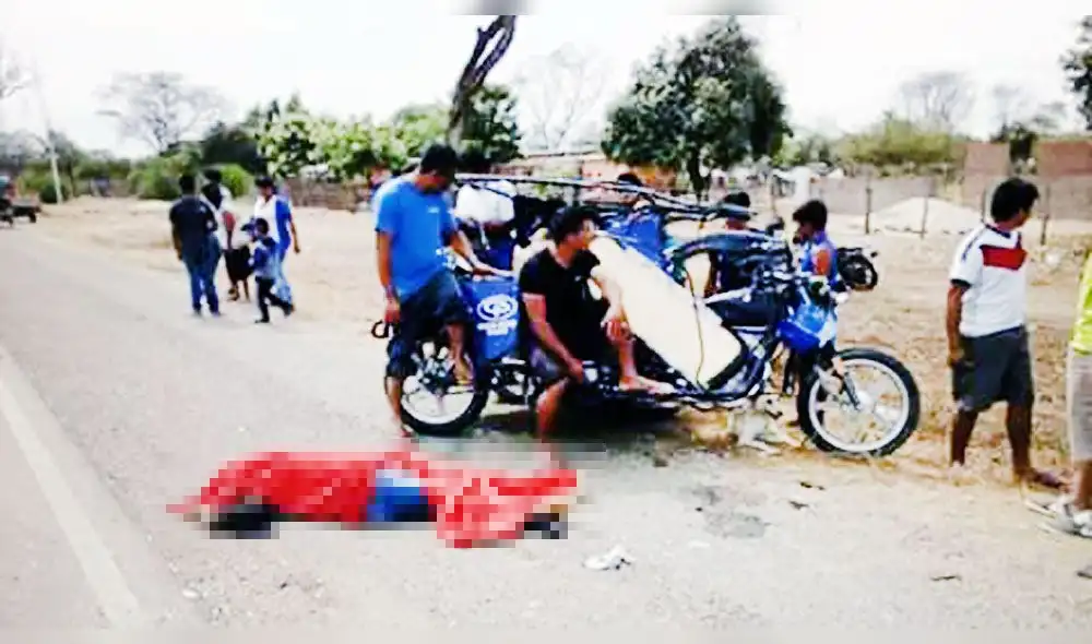 Piura: un muerto dejó accidente de tránsito en Chulucanas
