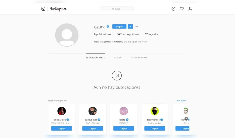 ¡Ozuna desaparecd! Cantante de reggaetón elimina su cuenta en Instagram