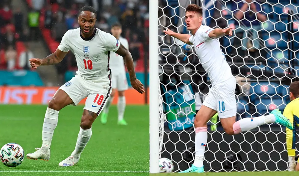 Inglaterra y República Checa juegan por la última fecha del grupo D de la Euro 2021. Foto: composición/EFE