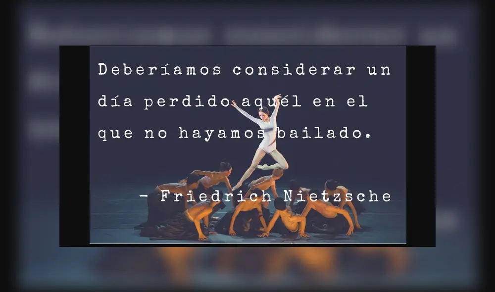 Frases para inspirarte por el Día Internacional de la Danza.