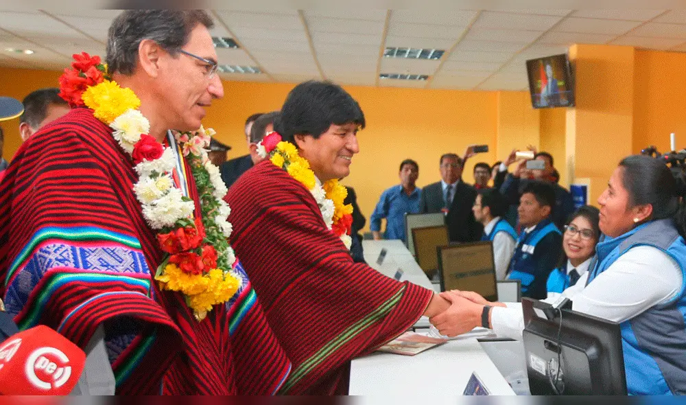 Vizcarra y Morales evalúan integración energética 