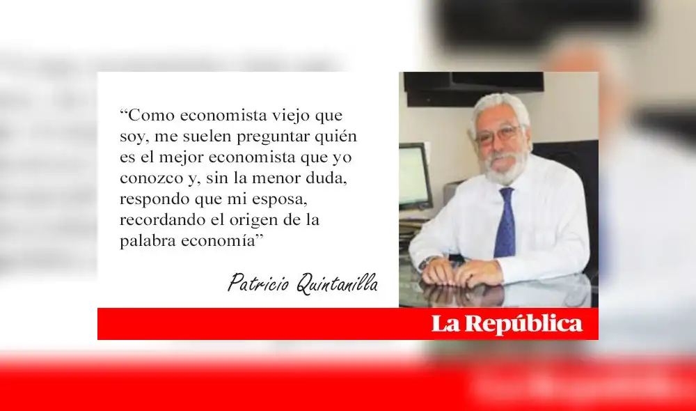 ¿Quién es el mejor economista?... mi esposa