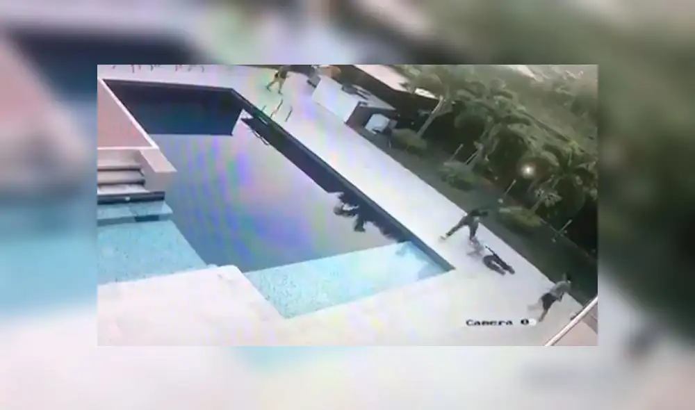 Sujetos agreden y lanzan a una piscina a hombre con discapacidad